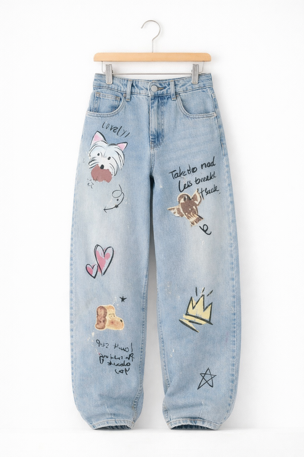 Jeans Street Love Wide Leg - R.a. Boutique