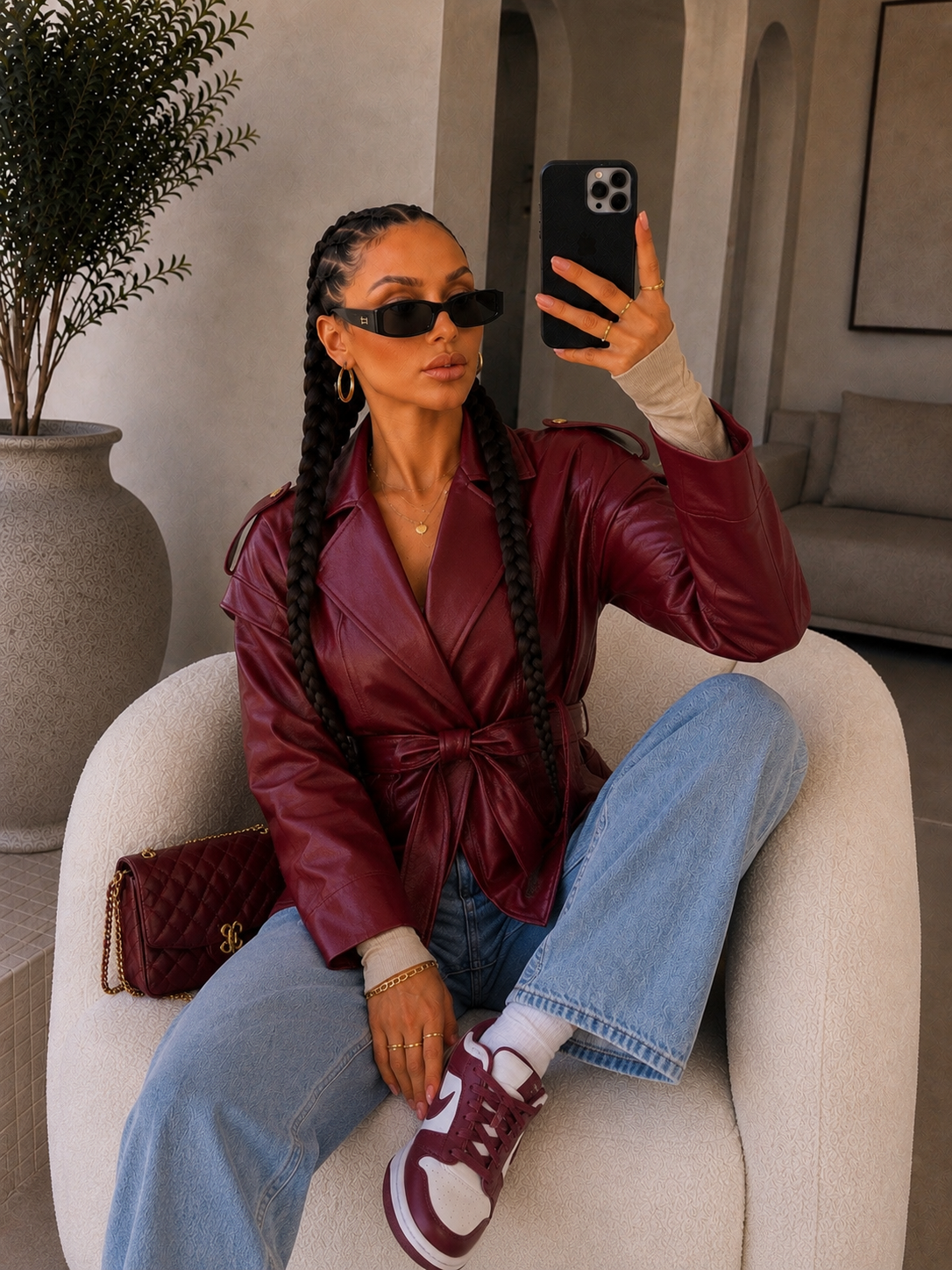 Giacca Leather ecopelle - R.a. Boutique