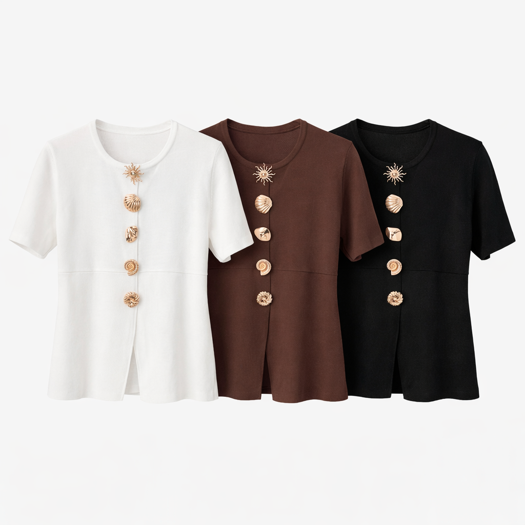 Maglia con gioielli Marine