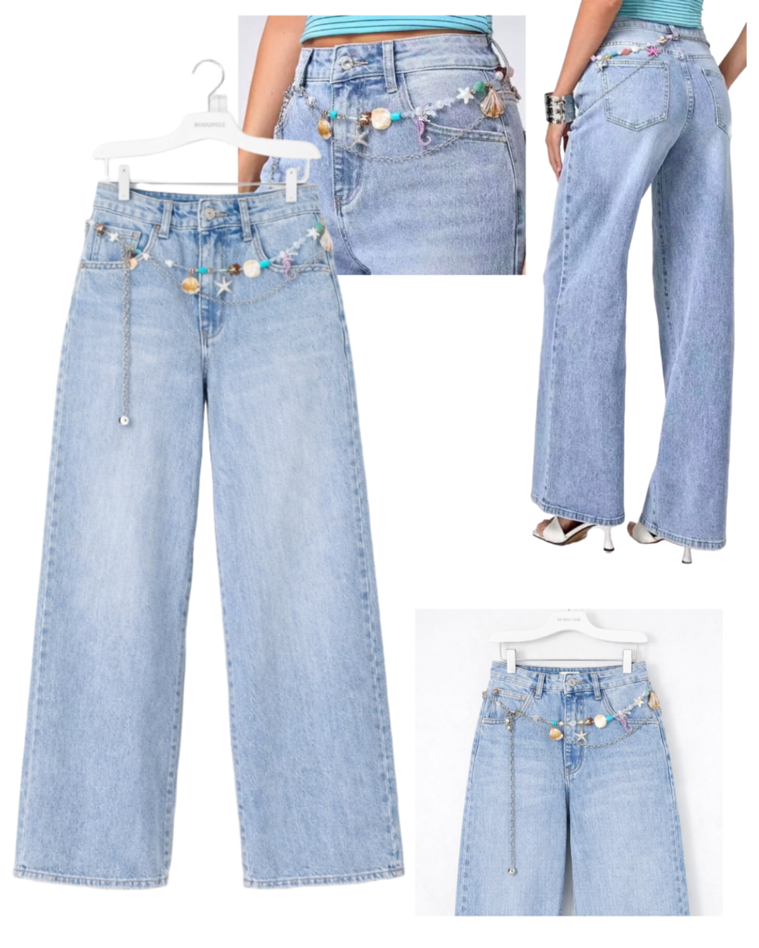 Jeans Wide Leg Charm Mare