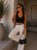 Top crochet con scollo a V - R.a. Boutique
