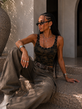 Canotta camouflage con borchie - R.a. Boutique