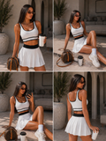 Completo top e gonna stile tennis - R.a. Boutique