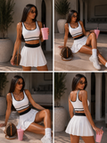 Completo top e gonna stile tennis - R.a. Boutique