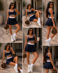 Completo top e gonna stile tennis - R.a. Boutique