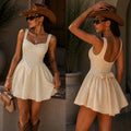 Abito Ricamato Flower con Fiocco - R.a. Boutique