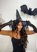 Cappello nero con luci (Strega Halloween) - R.a. Boutique 