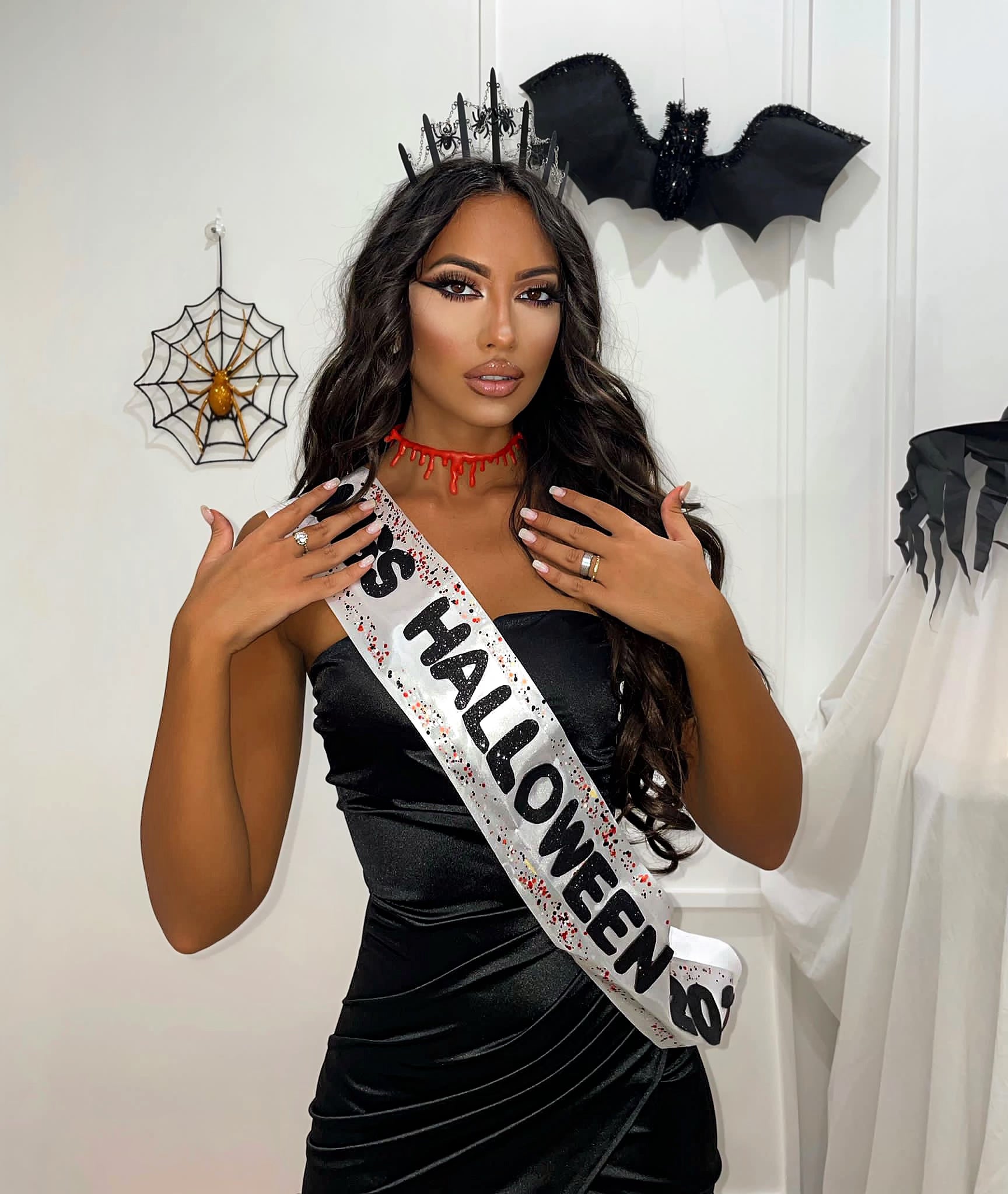 Abito midi Nero (Miss Halloween 2023) - R.a. Boutique 