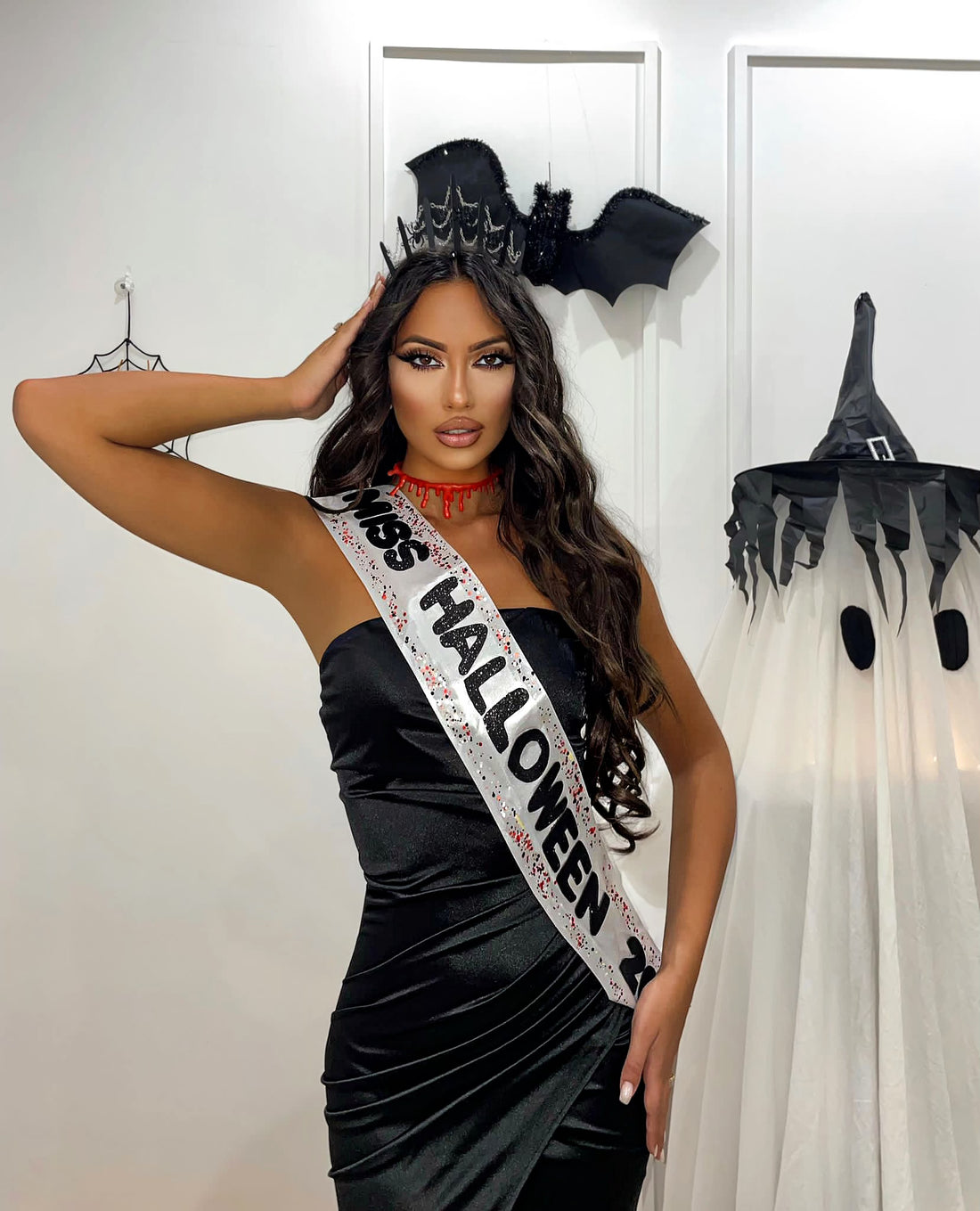 Abito midi Nero (Miss Halloween 2023) - R.a. Boutique 