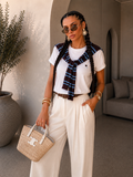 T-shirt con dettaglio cuore e coprispalle - R.a. Boutique
