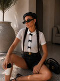 Camicia con fiocchi decorativi - R.a. Boutique