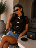 Camicia con fiocchi decorativi - R.a. Boutique