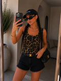 Top animalier con bottoncini - R.a. Boutique