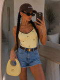 Body a costine con fiocchetti ricamati - R.a. Boutique
