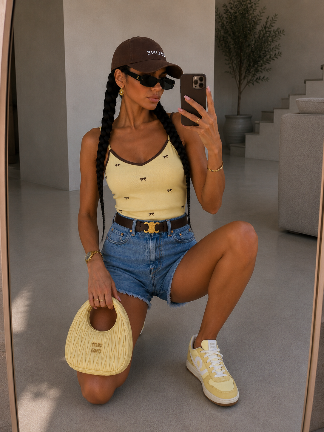 Body a costine con fiocchetti ricamati - R.a. Boutique