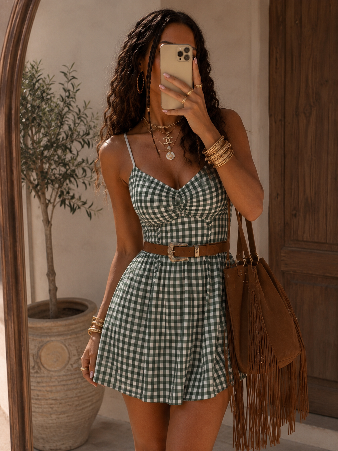 Abito Vichy Corset - R.a. Boutique