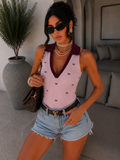 Body con fiocchetti e colletto - R.a. Boutique