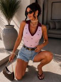 Body con fiocchetti e colletto - R.a. Boutique