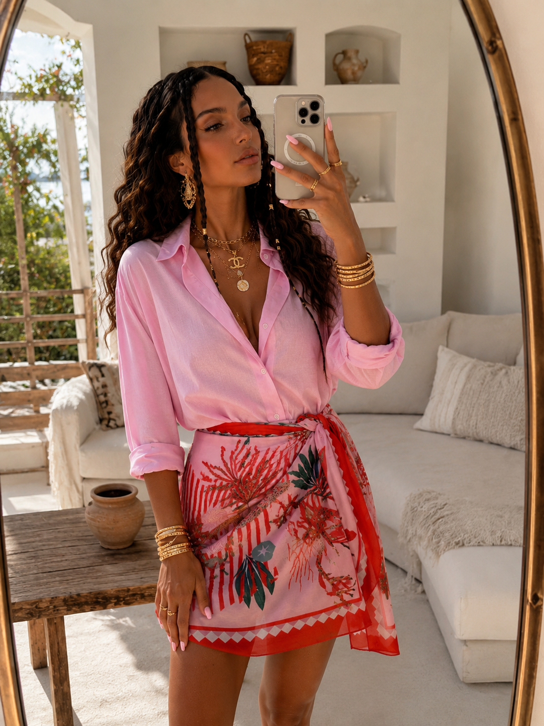 Gonna Pareo Coral Breeze - R.a. Boutique
