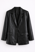 Blazer over eco-pelle - R.a. Boutique