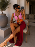 Bikini due pezzi con sole arancio - R.a. Boutique
