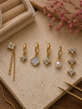 Set 6 orecchini crystal - R.a. Boutique