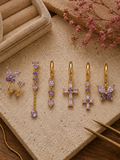 Set 6 orecchini crystal - R.a. Boutique
