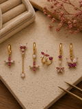 Set 6 orecchini crystal - R.a. Boutique