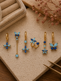 Set 6 orecchini crystal - R.a. Boutique