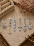 Set 6 orecchini crystal - R.a. Boutique