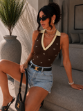 Body con fiocchetti e colletto - R.a. Boutique