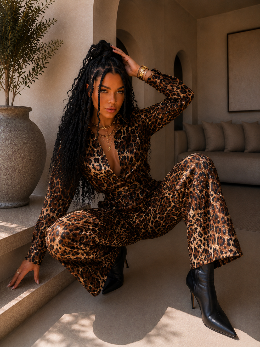 Completo Wild Glam Leopard - R.a. Boutique