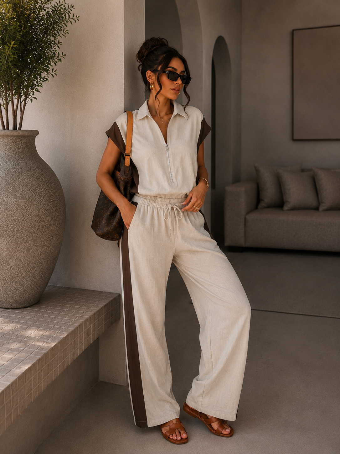 Completo viscosa bicolor - R.a. Boutique