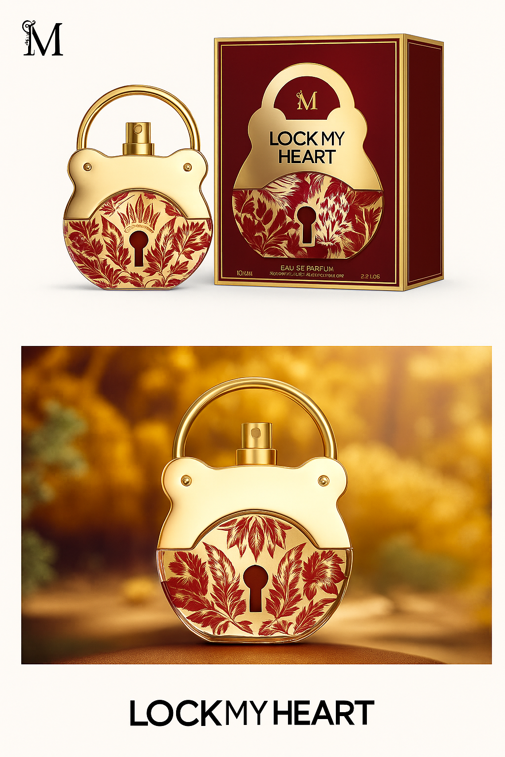 Profumo Lock My Heart- Eau de parfum 100 ml - R.a. Boutique
