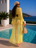 Copricostume in velo giallo - R.a. Boutique
