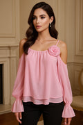 Blusa con rosa - R.a. Boutique