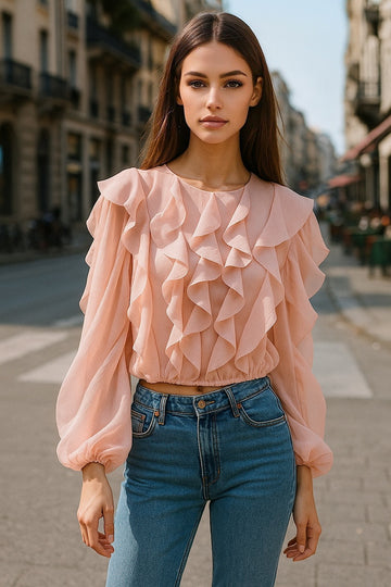 Camicia con rouches - R.a. Boutique