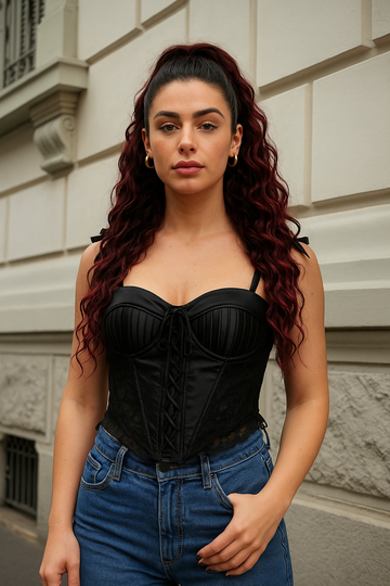 Corpino con fiocchetti - R.a. Boutique