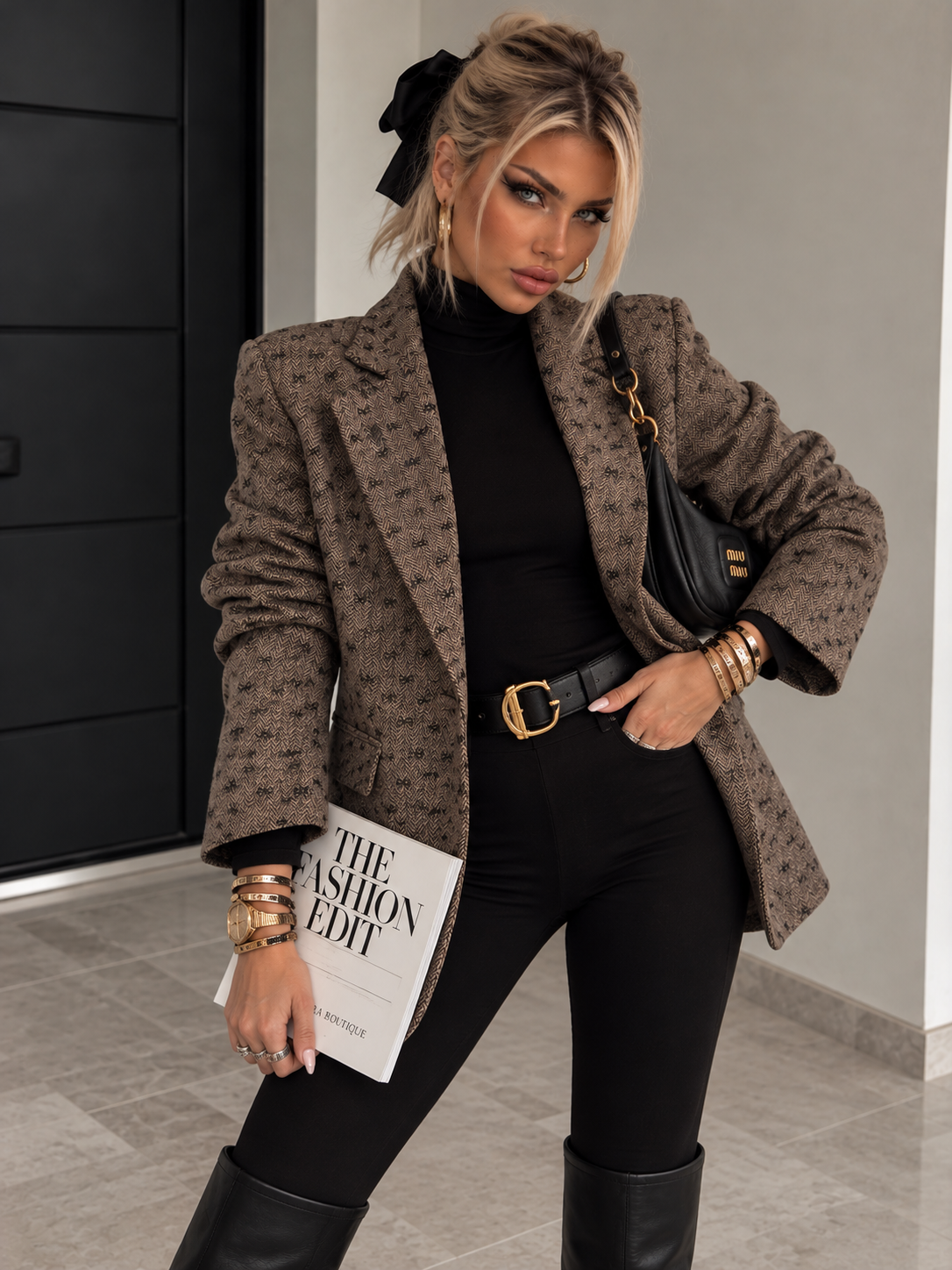 Blazer Fiocchetti con Revers - R.a. Boutique