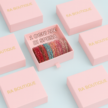 1 Braccialetto omaggio in live ogni €20 di spesa - R.a. Boutique