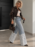 Jeans Bloom con pizzo - R.a. Boutique