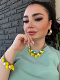 Collana e bracciale lemon - R.a. Boutique