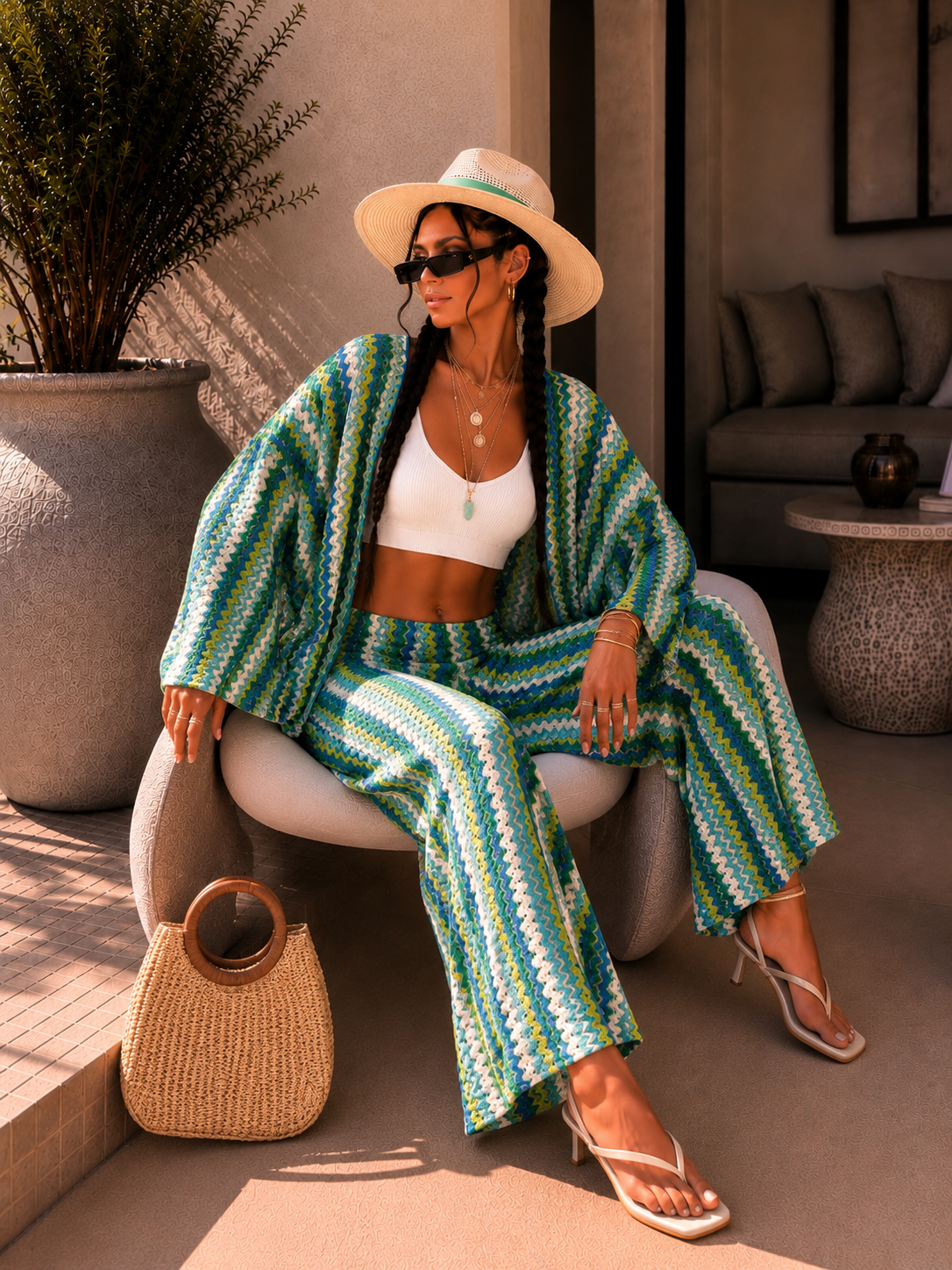 Completo Crochet Multicolor - R.a. Boutique