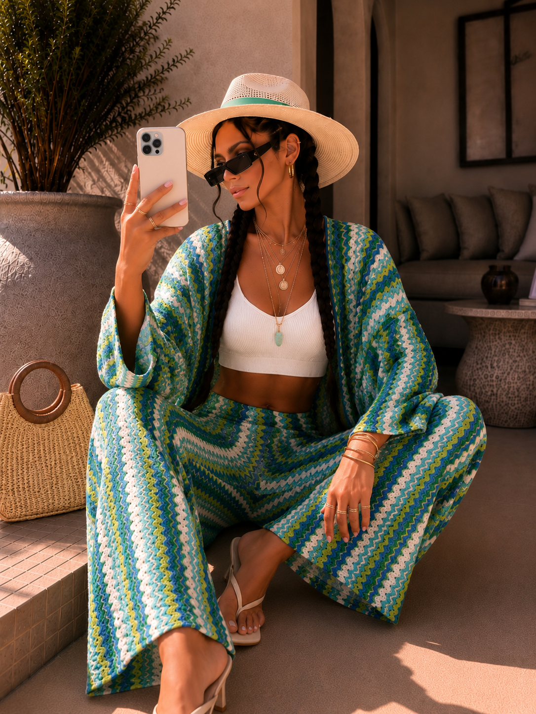 Completo Crochet Multicolor - R.a. Boutique