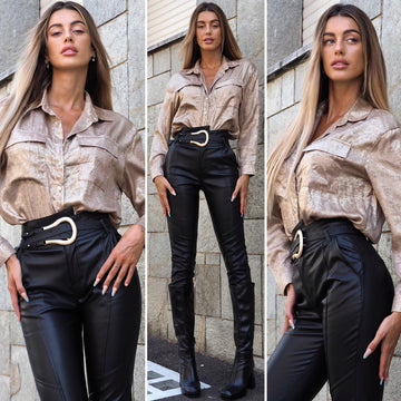 Camicia metal gold - R.a. Boutique 