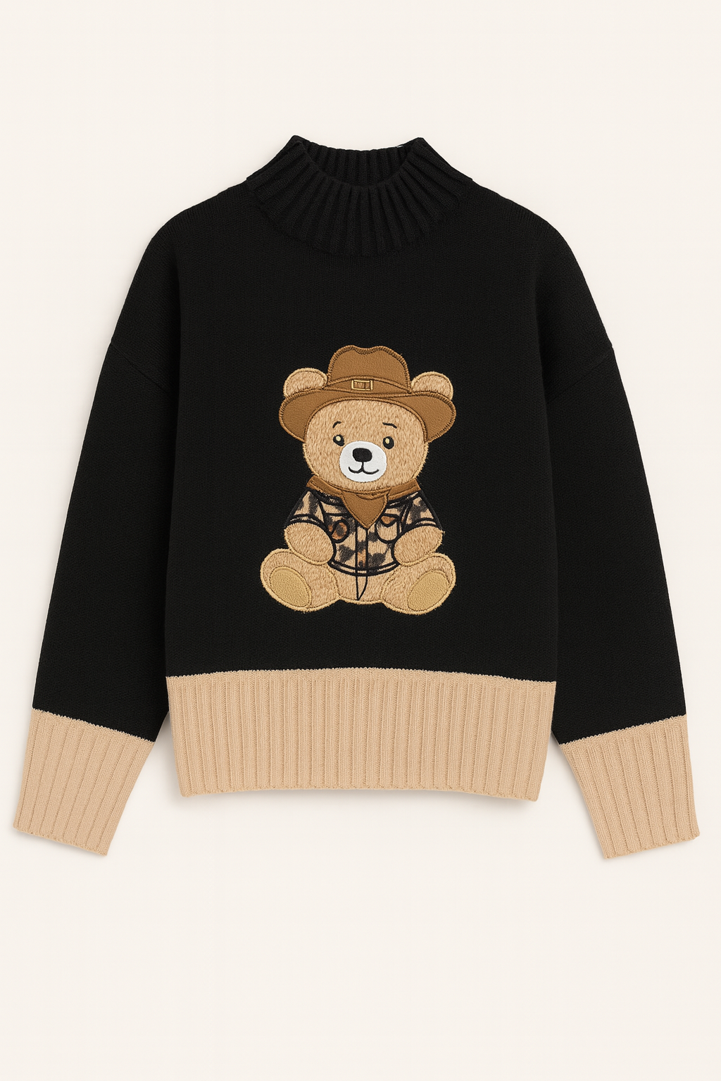 Maglione teddy animalier
