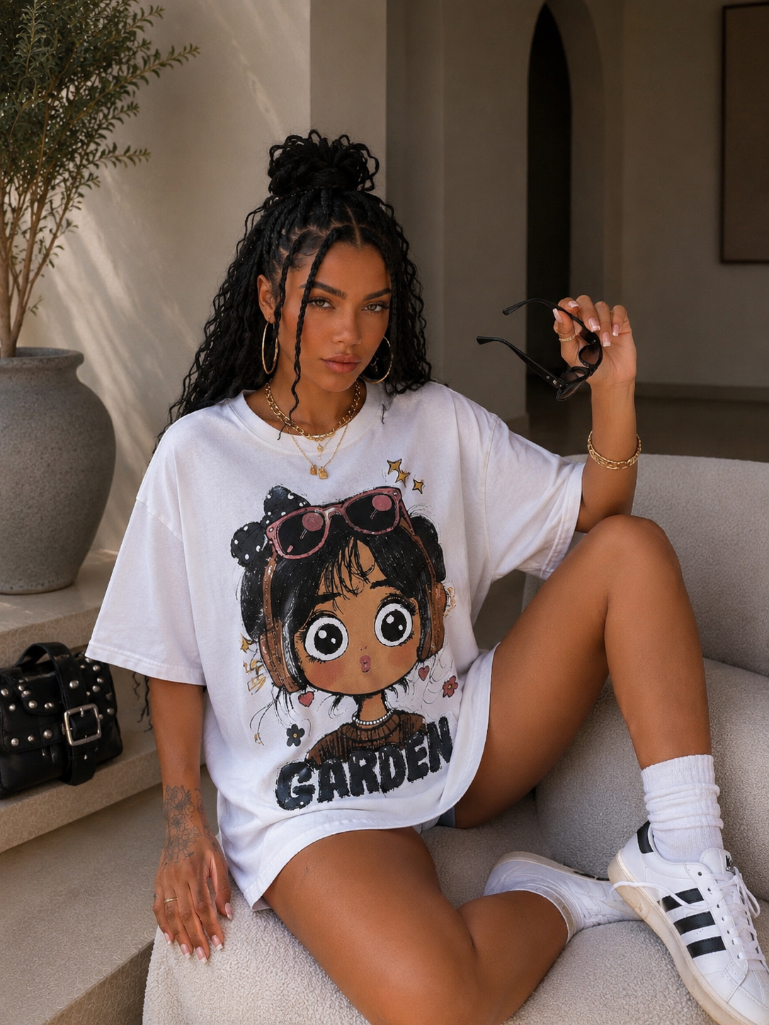T-Shirt Garden Girl - R.a. Boutique