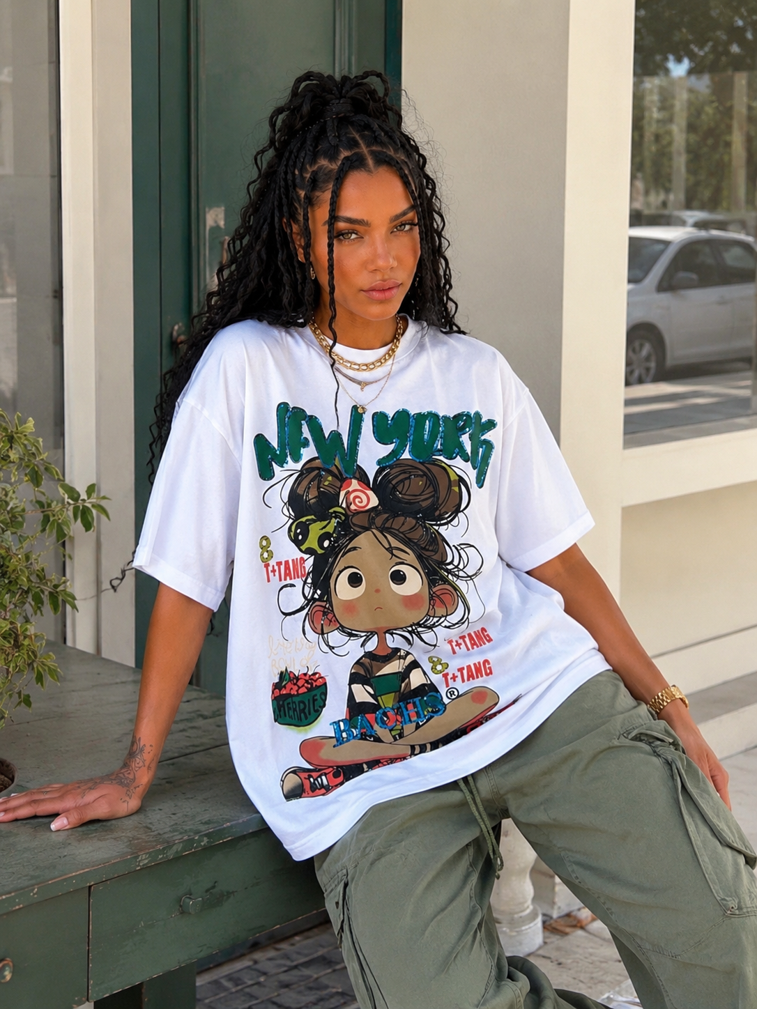 T-Shirt Garden Girl - R.a. Boutique