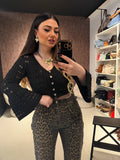 Cardigan Crochet “Boho Luxe - R.a. Boutique