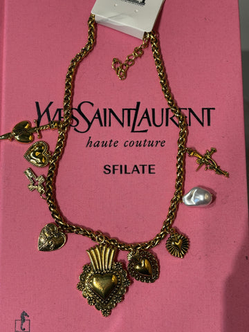 Collana Cuore Sacro con croci e charms - R.a. Boutique